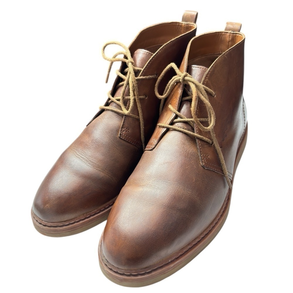 Clarks Ankle Boots Brown Leather Womens Booties Size 10 Comfort Shoe Cottagecore